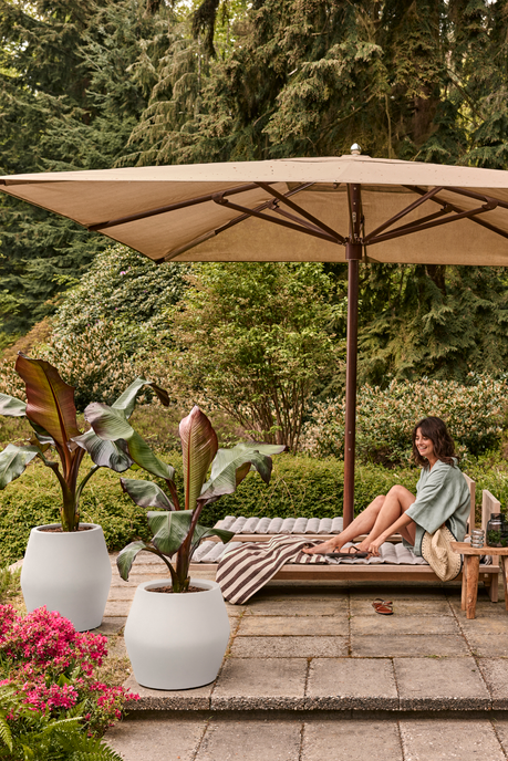 june split low 46cm leinenweiß